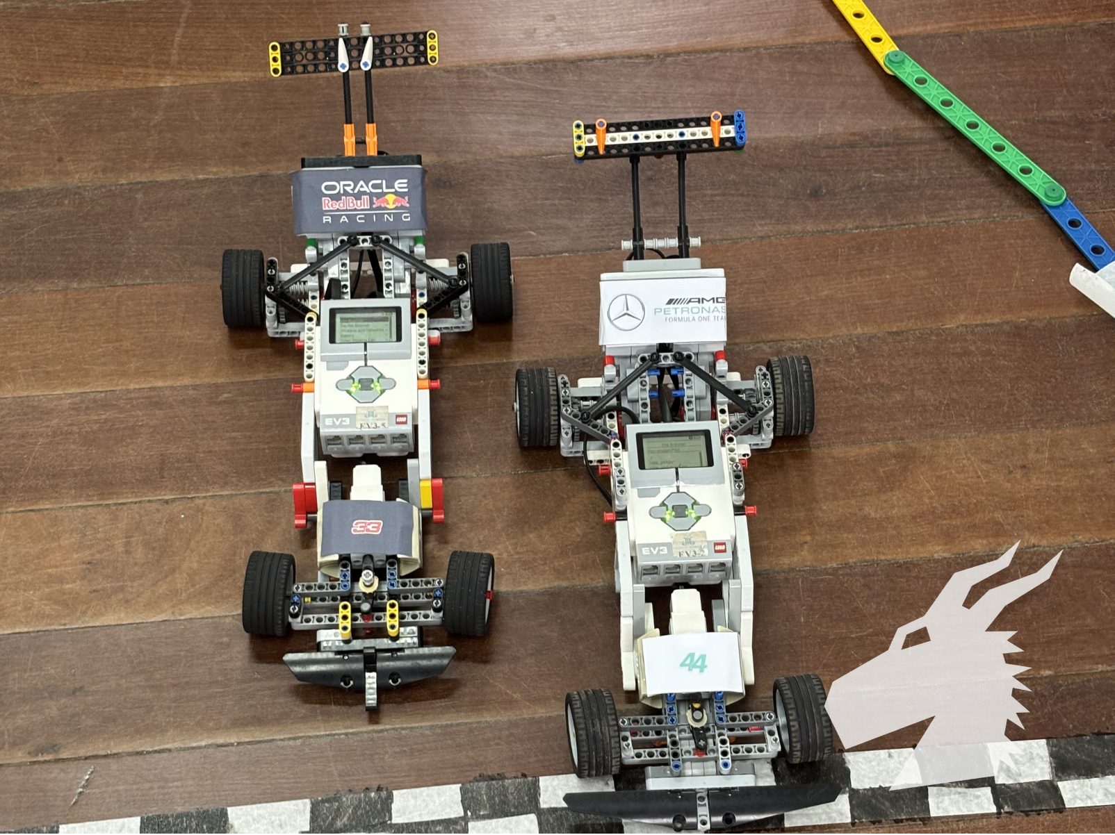 Robô de Corrida F1 em exposição